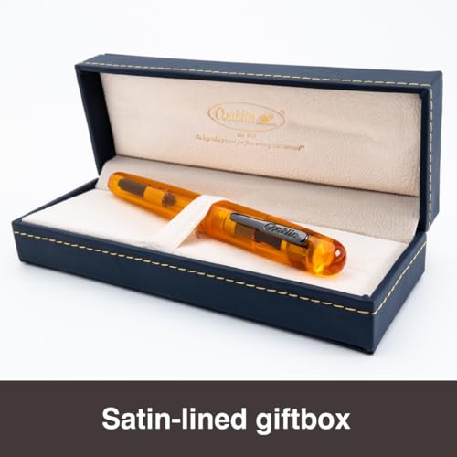 **Ink**.                                     Conklin All American Demo Blue Special Eyedropper Edition Fountain Pen - 14K Flex Solid Gold Nib - Dynamic Flexibility & Crystal Blue Elegance - Ideal Gift for Writers & Collectors