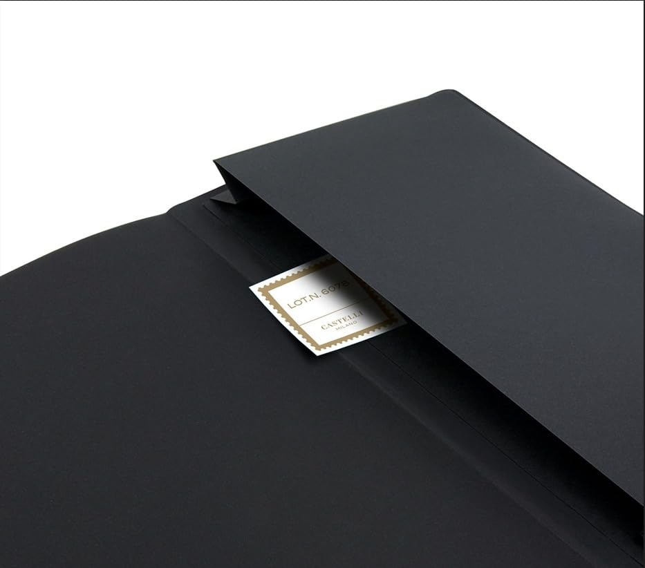 **Ink**.                                    Exclusive Writing Journal for Women and Men - Handmade in Italy with Ivory Paper - Travel Diary Notebook for Daily Notes, Dreams or Planning - Perfect for a Traveler, Writer, Musician(ROSE) (BAROQUE GOLD)