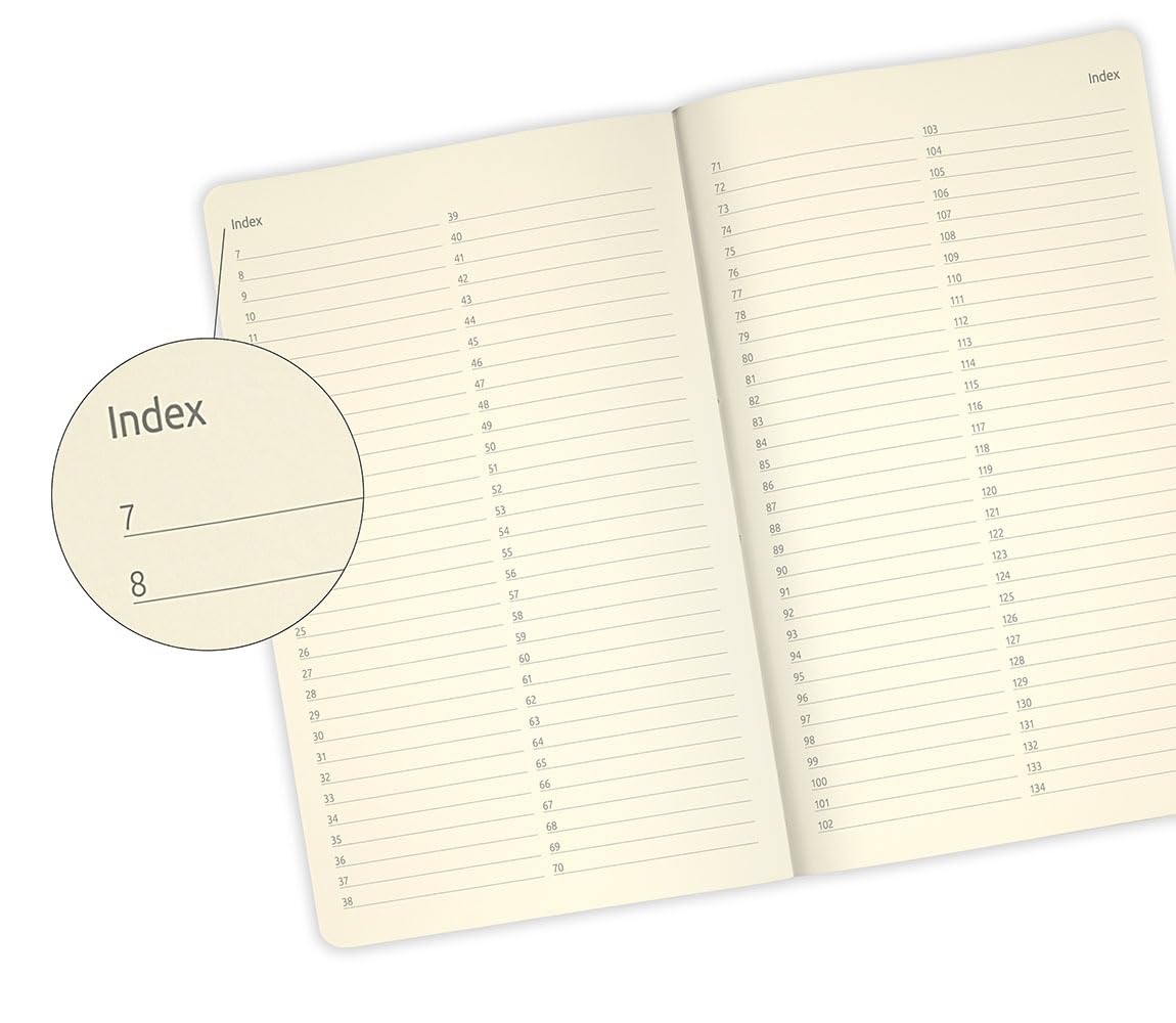 **Ink**.                                    Exclusive Writing Journal for Women and Men - Handmade in Italy with Ivory Paper - Travel Diary Notebook for Daily Notes, Dreams or Planning - Perfect for a Traveler, Writer, Musician(ROSE) (BAROQUE GOLD)