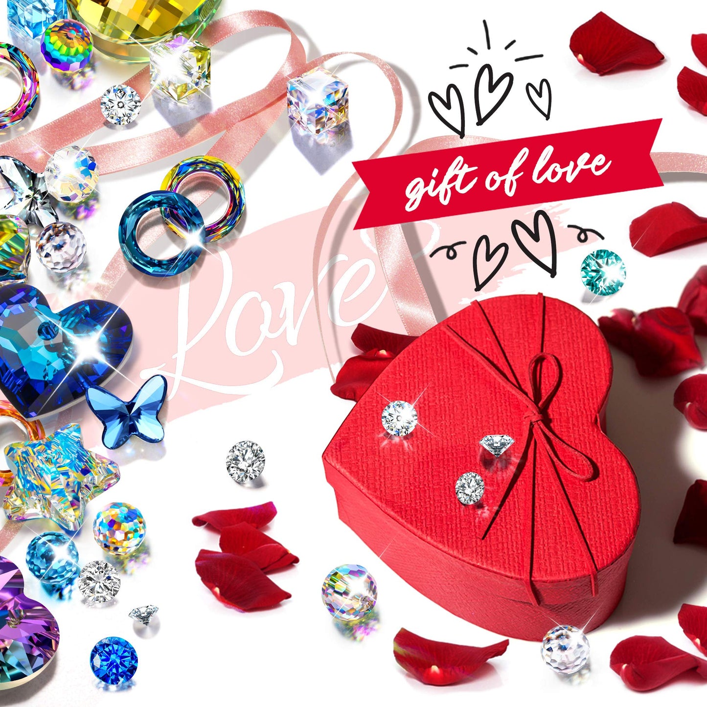**Adorn**.                                     Kate Lynn "Rise From the Ashes Phoenix Necklace Made with Crystals from Austria, 18"+2" Necklace, Packaged with Jewelry Box, Birthday Gift for Women, Symbol of Luck and Renewal