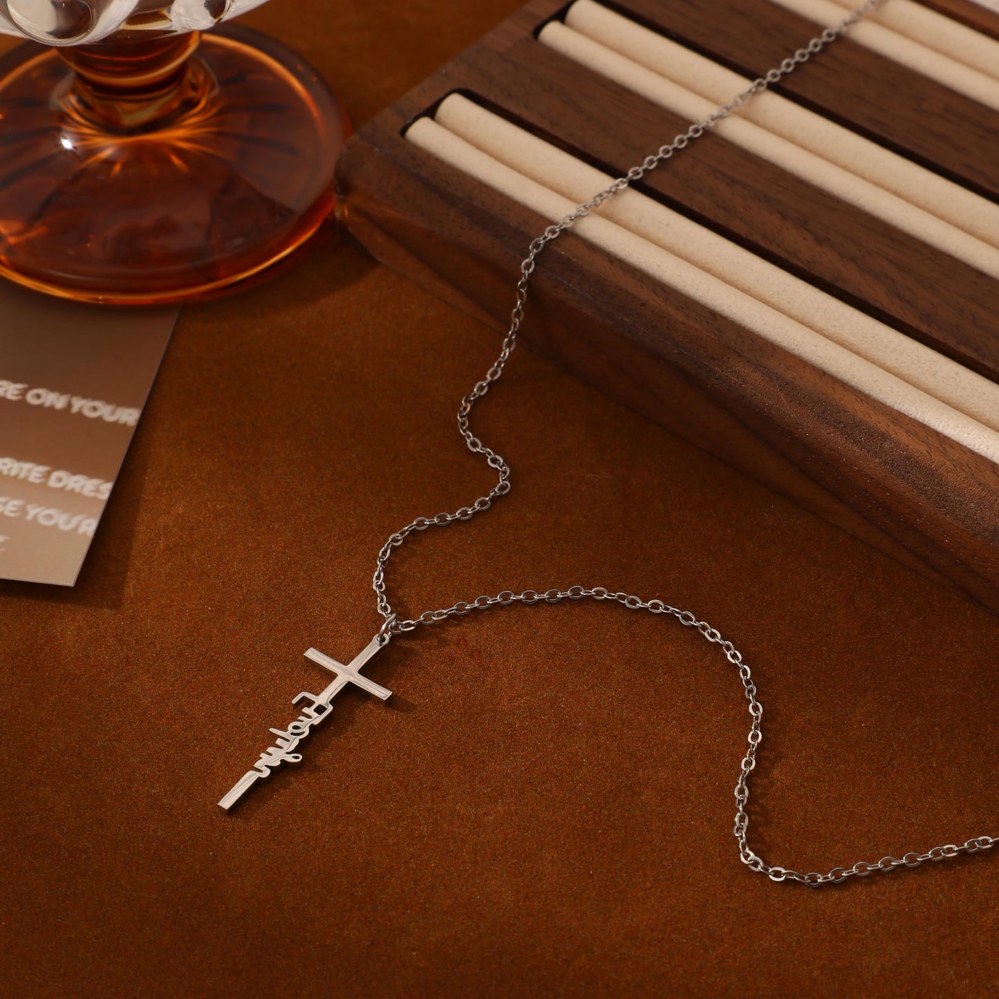 **Adorn**.                                  Cross Necklace for Women 14K Real Gold Silver Plated Dainty Small Cross Pendant Choker Simple Trendy Cute Cross Charm Chain Necklace Easter Basket Stuffers Baptism Religious Faith Jewelry Gift